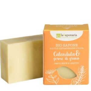 Extra virgin olive oil soap d'oliva - MARIGOLD AND WHEAT GERM - La Saponaria