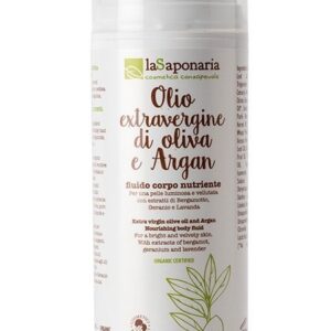 Organic nourishing body fluid - spiny argan and extra virgin olive oil - La Saponaria