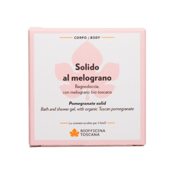 Solid pomegranate shower gel - Biofficina Toscana