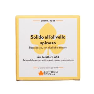 Solid shower gel with sea buckthorn - Biofficina Toscana