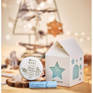 Snowflake house-lantern - Biocao + mint hand cream - La Saponaria