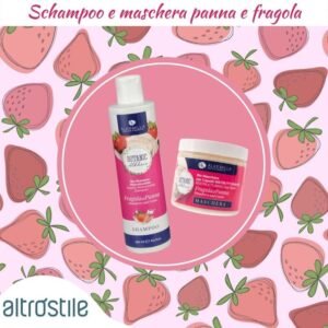 Erdbeer-Creme-Shampoo und Haarmaske - Alkemilla